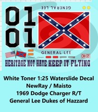 Toner bianco 1:25 decalcomania