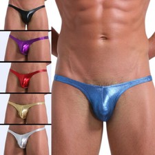 Slip intimo uomo perizoma perizoma rigonfiamento marsupio mutandine micro bikini schiena a T US