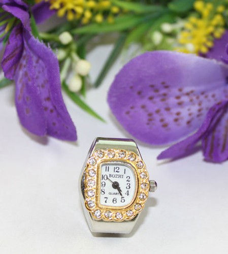 Anello orologio con - anello,