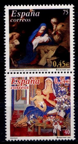 Natale vergine con bambino - natale.,