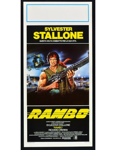 Locandina rambo sylvester - locandina,