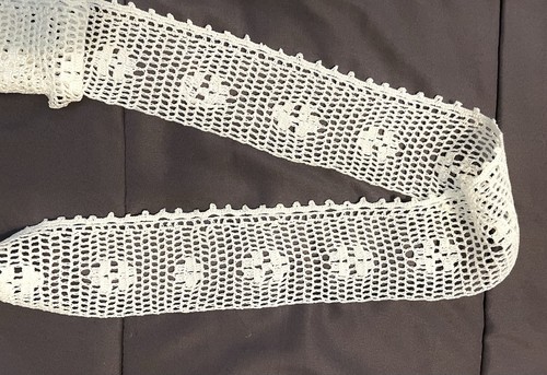 Vintage strisce pizzo - pizzo, a