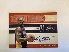 KOBE BRYANT AUTOGRAPH 2010-11