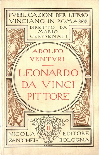 Venturi adolfo leonardo da - venturi, adolfo.