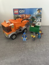 LEGO®️LOTTO MINIFIGURES 60220 CITY OMINI CAMION SPAZZATURA  BIDONE ECOLOGICO