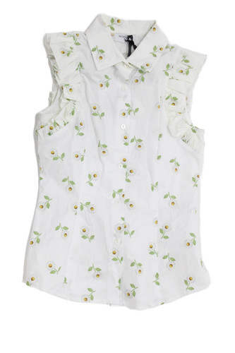 Top monnalisa bambina bottoni - top,