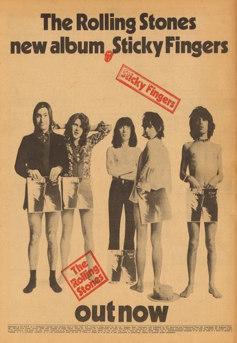 Poster rolling stones - stones, sticky