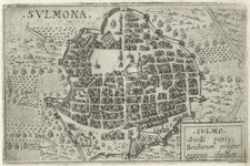 Mappa antica "Sulmona"