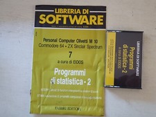 COMMODORE C64 C64 LIBRERIA DI SOFTWARE N.7 : PROGRAMMI DI STATISTICA 2