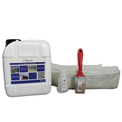 Kit vetroresina 5kg - kit,