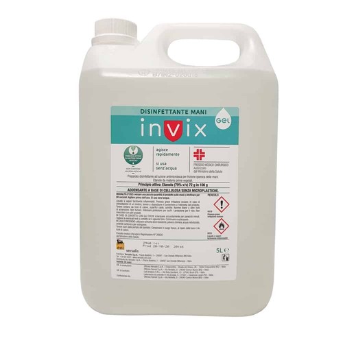 5lt invix disinfettante - 5lt, mani