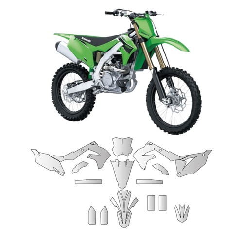 Vinile ppf kawasaki kxf - vinile, mx
