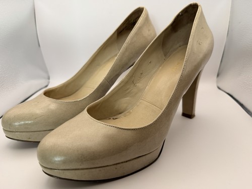 Tacchi nine west beige vernice - tacchi,