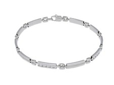 BRACCIALE ORO BIANCO, 18K