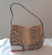 Borsa tracolla donna Corani vero pitone roccia Made in Italy 100%