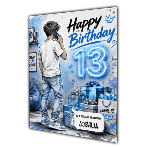 Biglietto compleanno per - 13°,
