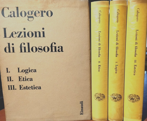 Calogero lezioni filosofia - lezioni, di