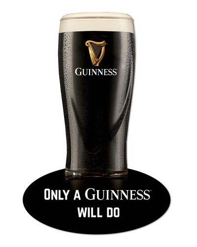 Guinness blechschild 5x48 5 - blechschild, 32,5x48,5