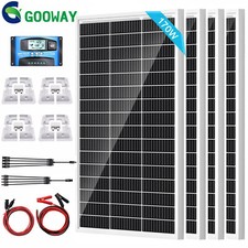 Kit Pannello Solare 170W 200W 340W Watt 12V Mono Caricabatterie Capannone Caravan Camper