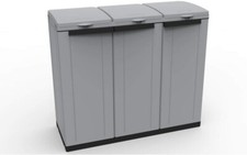 CONTENITORE PER RACCOLTA DIFFERENZIATA TERRY ECOLINE 3 CM.102X39X88,7 3 ANTE