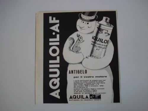 Advertising pubblicità 1961 - advertising,