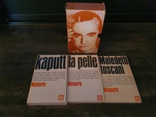 CURZIO MALAPARTE - MALEDETTI TOSCANI, KAPUTT, LA PELLE - COFANETTO 3 VOLUMI