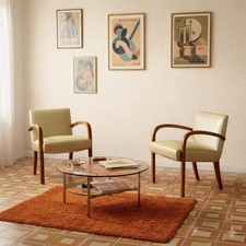 Poltrone Vintage Faggio Skai