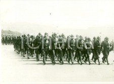 1935 ca AREA LIGURE Sfilata del Reparto allievi ufficiali MILIZIA UNIVERSITARIA