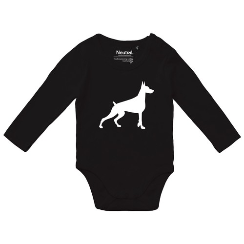 Body neonato dobermann sagoma