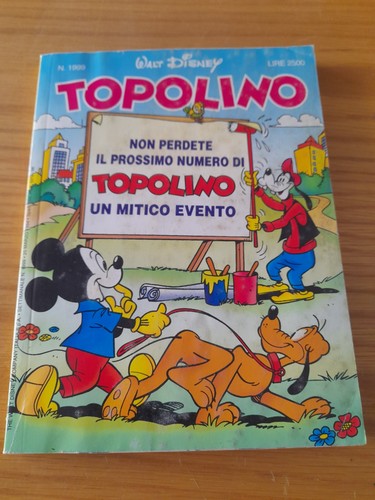 Topolino numero 1999 walt - numero, 1999...walt