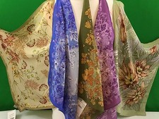  Foulard en soie 100%  52 cm x 52 cm authentique PAVLOV POSSAD Russie