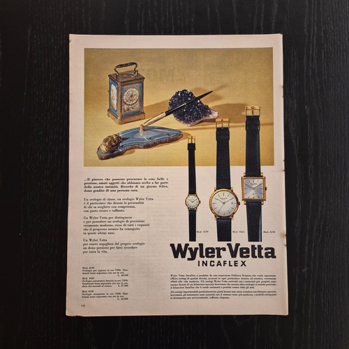 1962 wyler vetta original ad - -,