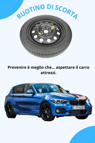 Ruotino scorta per bmw - ruotino, 17"