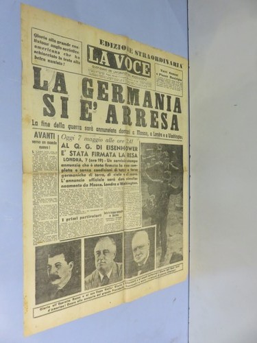 Giornale voce maggio - 8, 1945