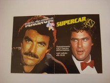 advertising Pubblicità 1984 SUPERCAR/MAGNUM PI/TOM SELLECK/DAVID HASSELHOFF