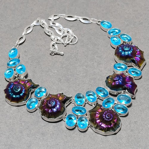 Collana fatta mano ammonite - fatta,