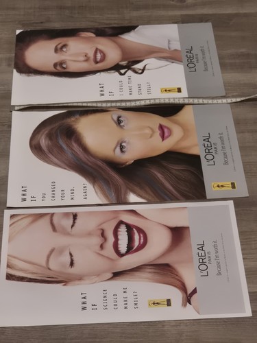 Oréal advertising posters - l'oréal,