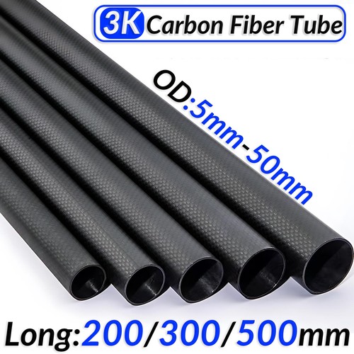 Tubo fibra carbonio 3k - tubo,