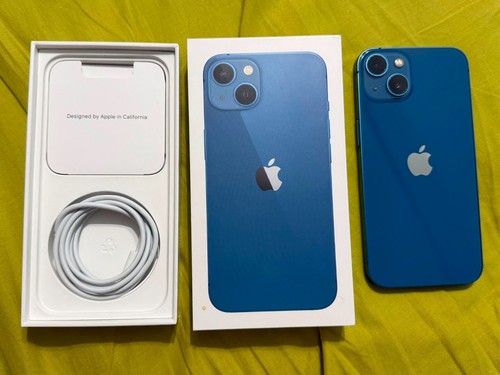 Apple iphone 128gb blue - apple,