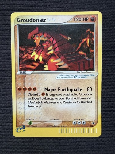 Pokémon groudon 2003 - 2003, ex