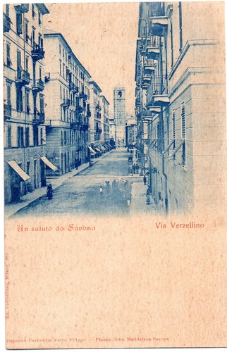 Savona via verzellino - via,