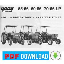 Trattore FIAT Fiatagri 70-66 LP Manuale uso manutenzione libretto istruzioni ITA