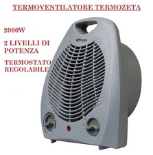 TERMOVENTILATORE TERMOZETA GRIGIO STUFA STUFETTA SCALDINO CALDO SCALDA BAGNO