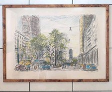 Michele cascella lithograph - cascella,
