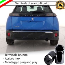 TERMINALE SCARICO NERO BRUNITO