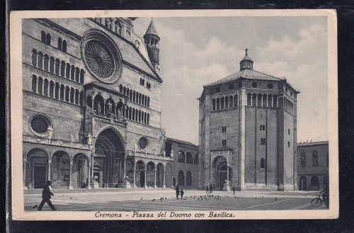 Cartolina cremona piazza del - piazza,