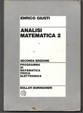 ANALISI MATEMATICA 2 - Enrico Giusti - Bollati Boringhieri Editori 1989