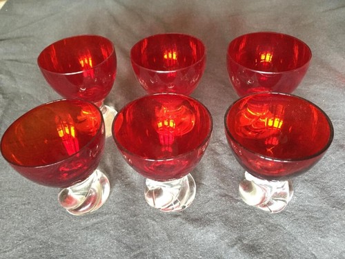 Bicchieri cristallo rosso - bicchieri,