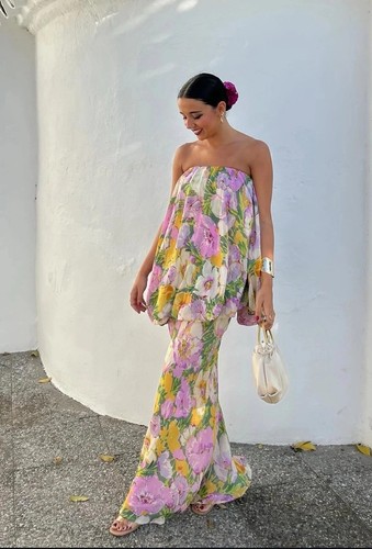 Zara abito stampa floreale - zara,