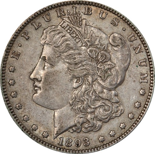 1893 xf40 morgan dollar - 1893,